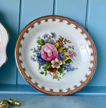 Vintage Royal Albert "Lady Carlyle" Tea Bag Dish, Tea Tip, Small Bonbon Dish,Previously Loved, Perfect For High Tea's Or Add To Collection