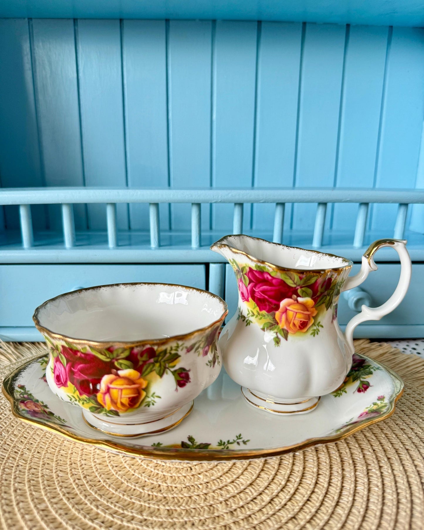 Vintage Royal Albert "Old Country Roses" Different Sized TeaCups, Male, Demitasse, Creamer Set,Teapot,Bone China, Previously Loved, England