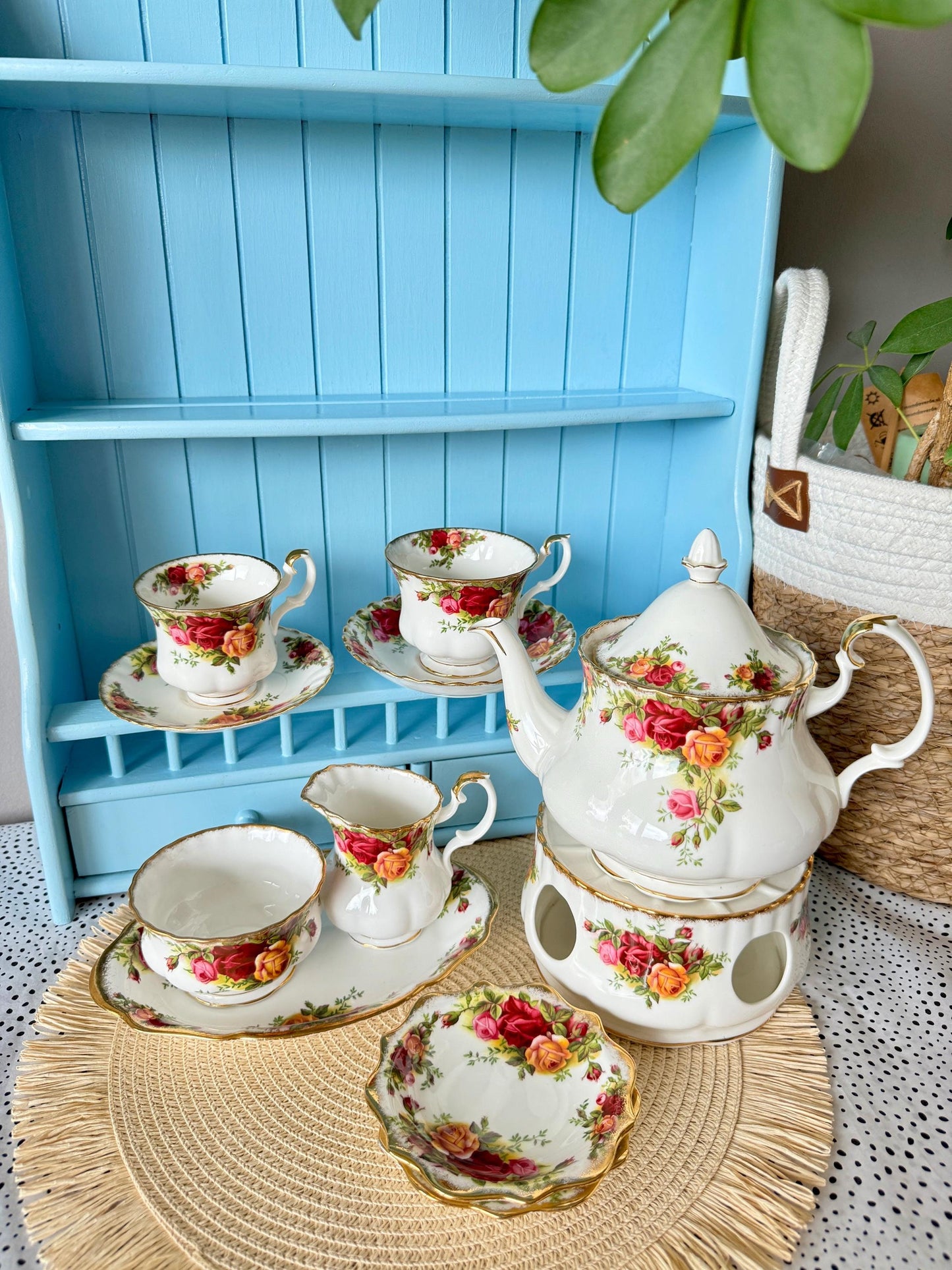 Vintage Royal Albert "Old Country Roses" Different Sized TeaCups, Male, Demitasse, Creamer Set,Teapot,Bone China, Previously Loved, England