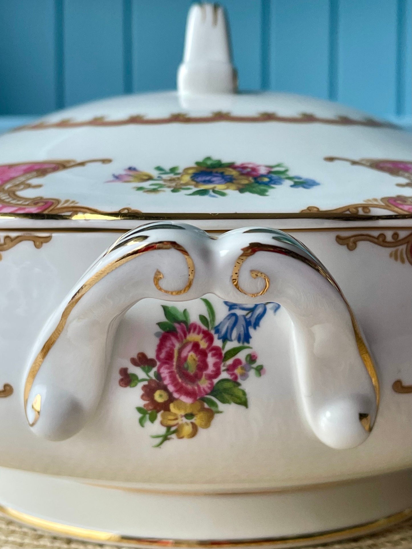 Hard To Find, Vintage Royal Albert 'Lady Carlyle' Tureen, Deck Bowl, Previously Loved, Made in England, Collectors Item, Highly Sought After