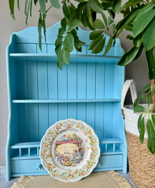 Vintage Royal Doulton "Brambly Hedge"  Crabapple Cottage Plate, 8 Inch Plate, Jill Barklem, Bone China, Pretty Cottage & Mice Decor, England