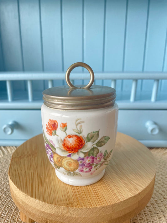 Antique Royal Worcester Egg Coddler: Made in 1910 a Delightful Table Treasure, Egg Coddler for 1 Egg, Very Rare, Vintage Condition, England