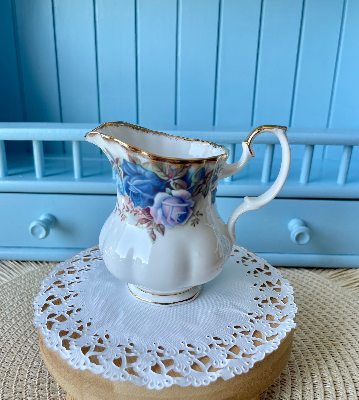 Vintage Royal Albert "Moonlight Rose" Fine Bone China 3 Piec