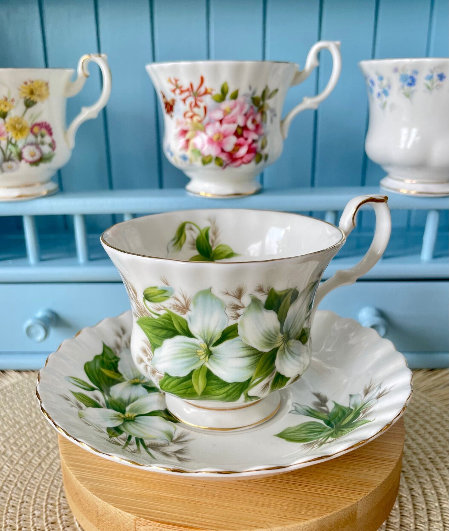 Vintage Royal Albert Trillium Series Male Size TeaCup & Sauc