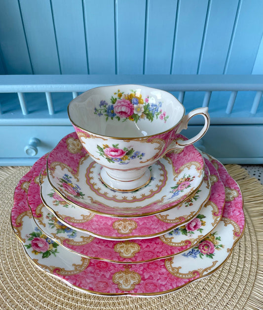 Vintage Royal Albert Lady Carlyle Different Size Plates