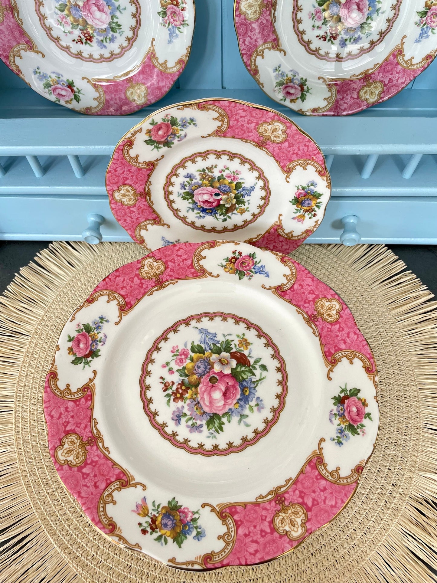 Royal Albert Lady Carlyle 2-Tier Cake Stand