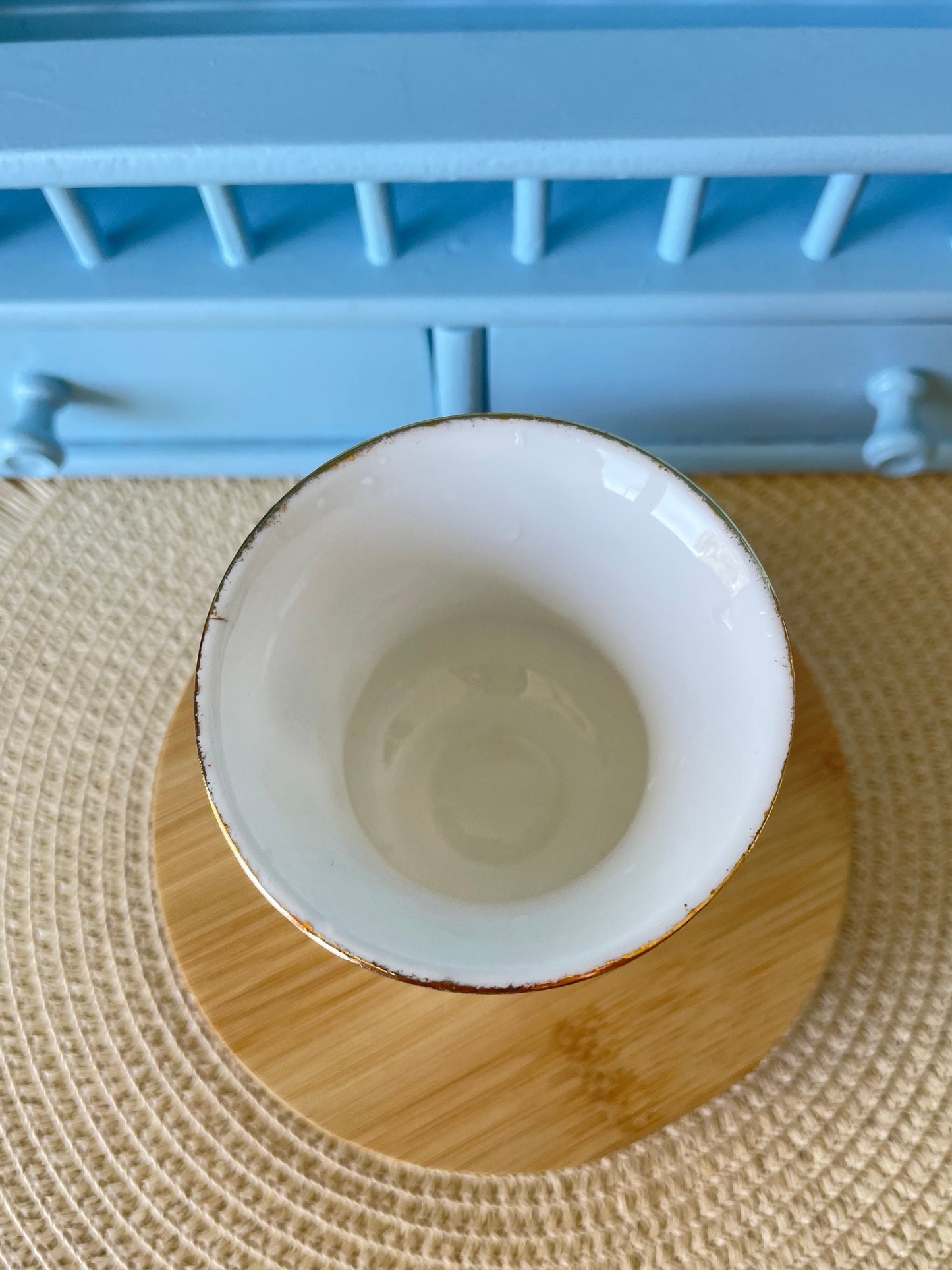 Beautiful 61 Year Old Vintage Spoon Vase, Old Country Roses