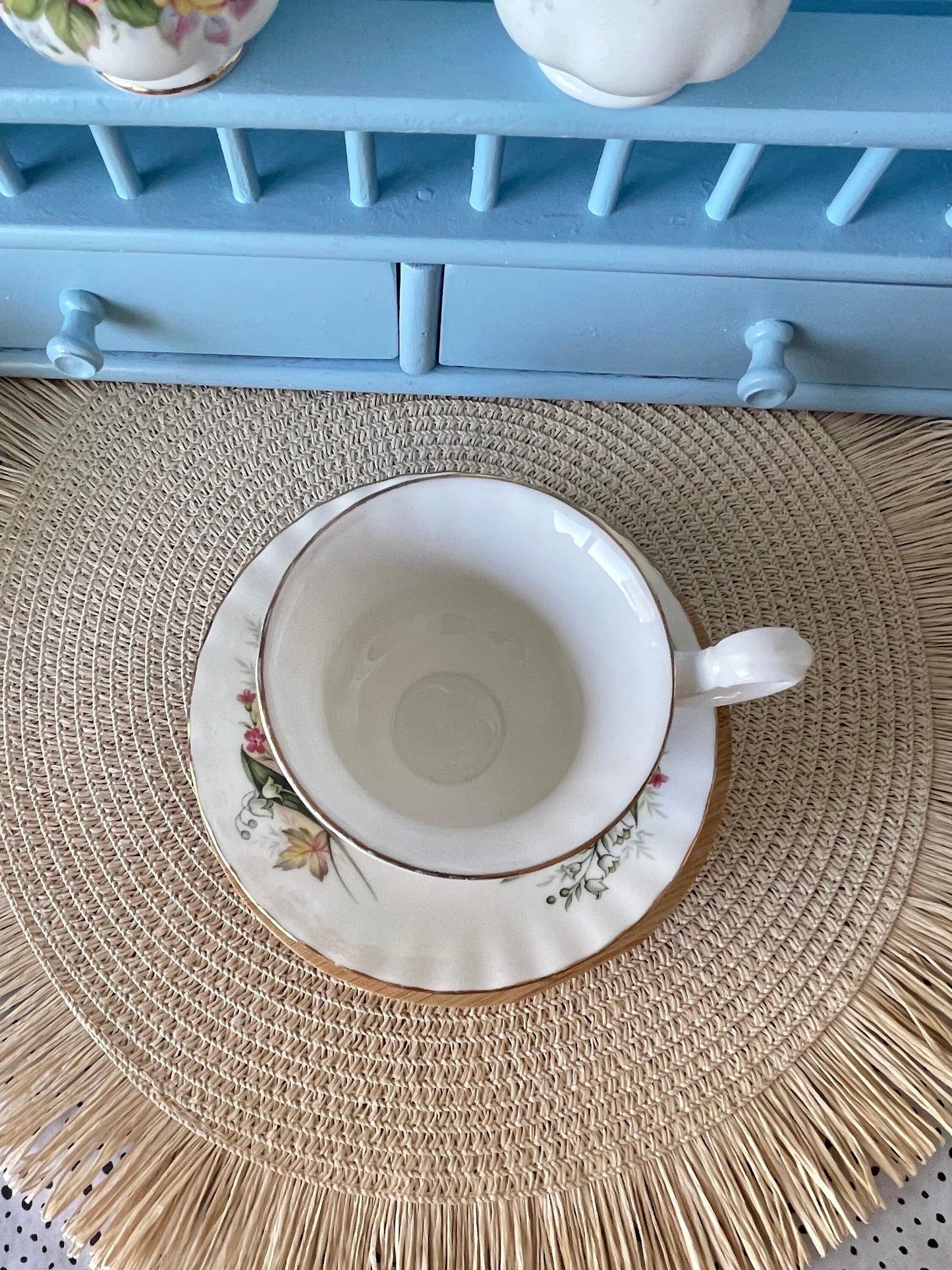 Vintage Royal Albert Lily of the Valley Coffee Cup & Saucer