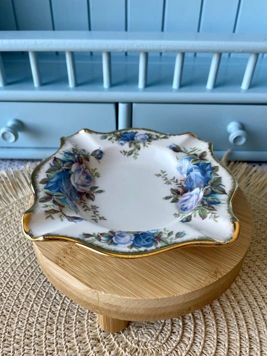 Upcycle This Vintage Royal Albert Moonlight Rose Ashtray Int