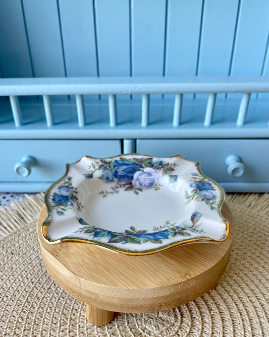 Upcycle This Vintage Royal Albert Moonlight Rose Ashtray Int