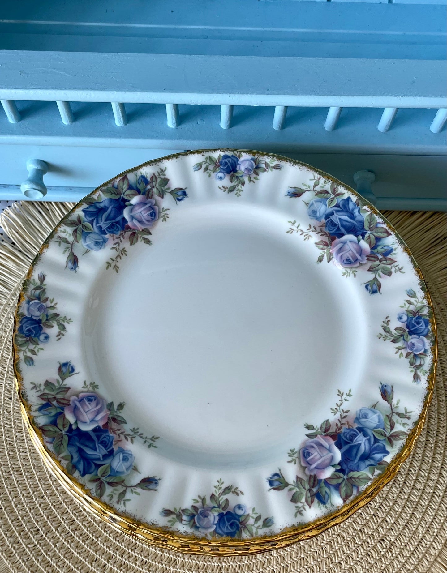 Vintage Royal Albert Moonlight Rose  Lunch Plate