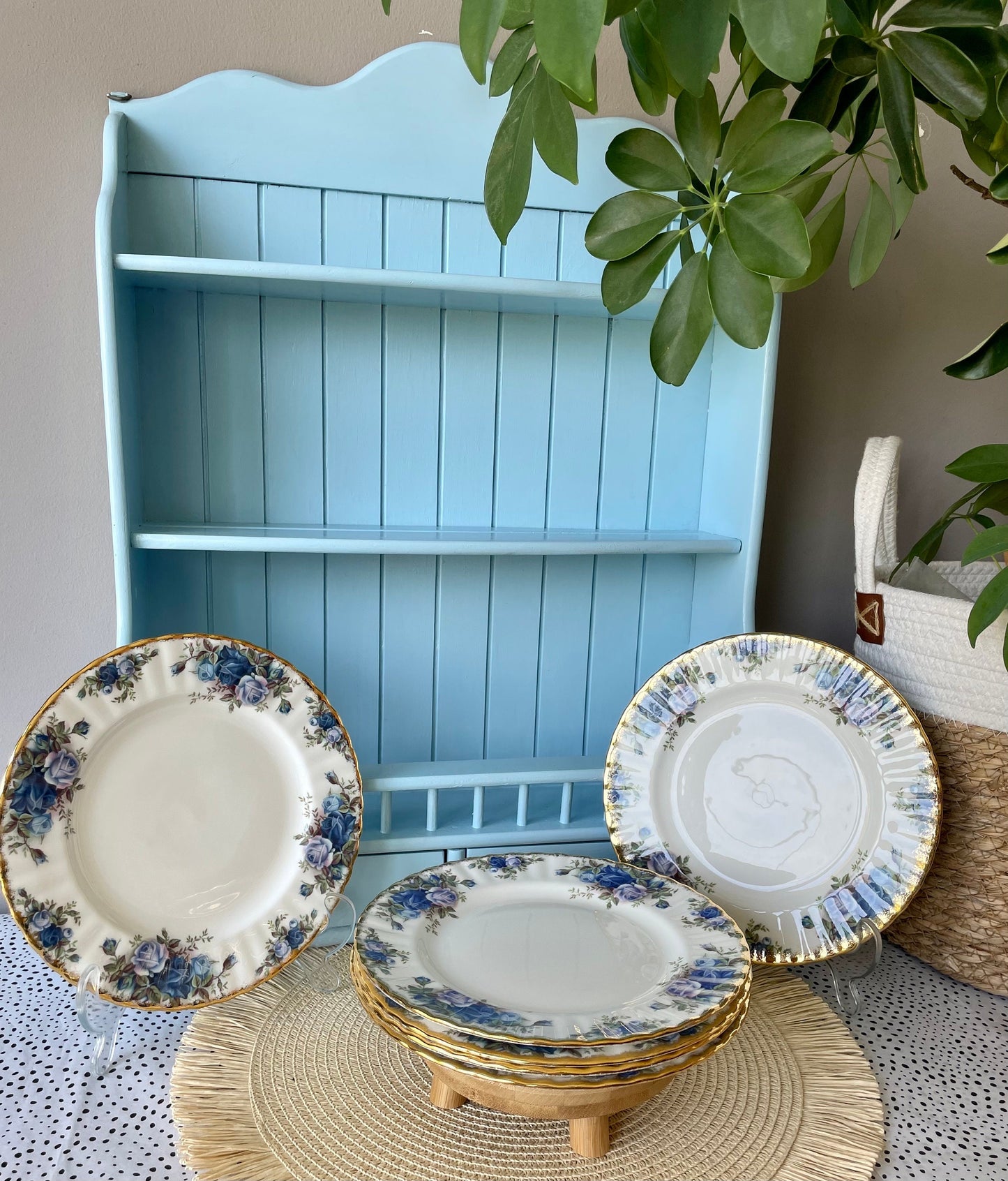 Vintage Royal Albert Moonlight Rose  Lunch Plate