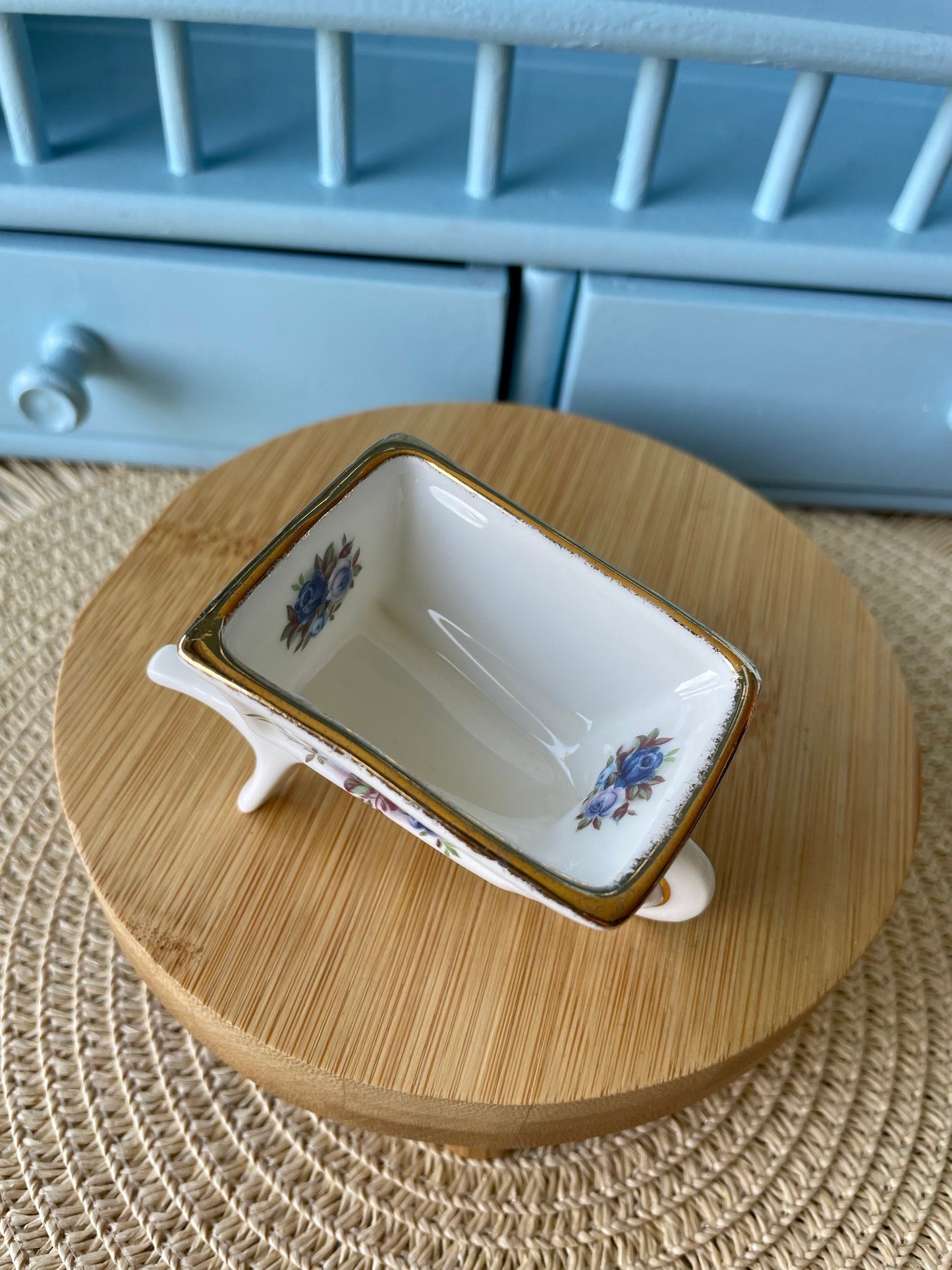 Vintage Royal Albert Moonlight Wheelbarrow Figurine