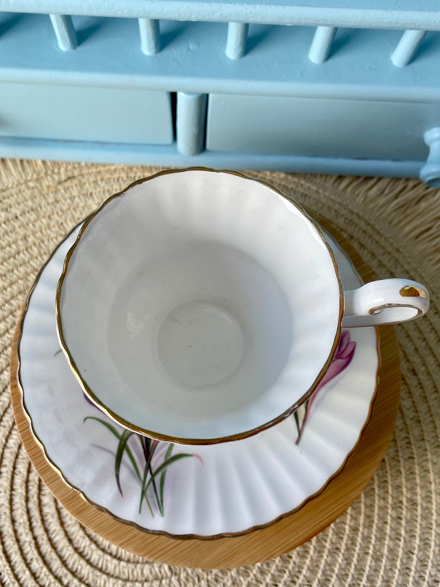 Beautiful Paragon Coffee Cup Pink Floral Decor