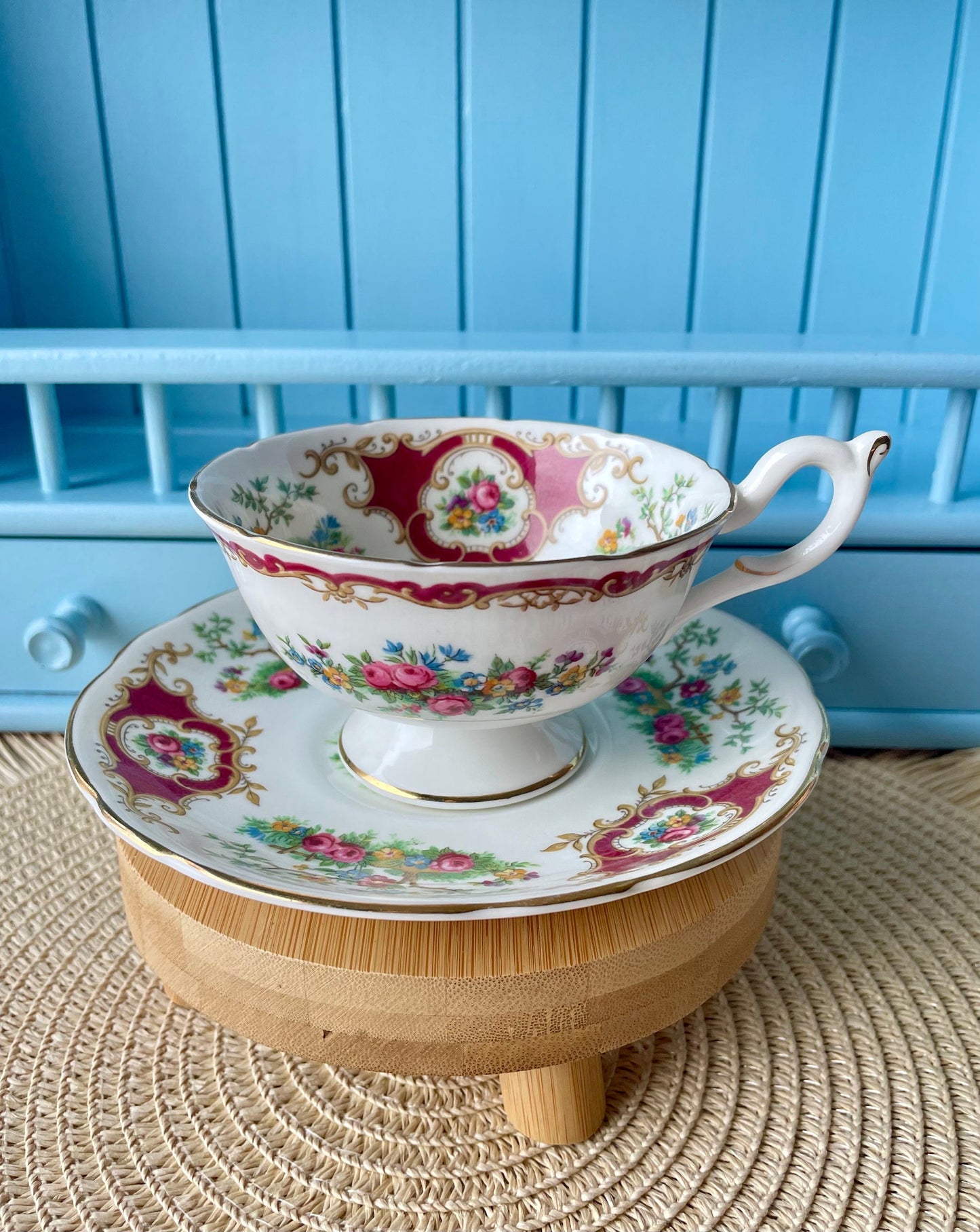Vintage Coalport Bone China Teacup and Saucer