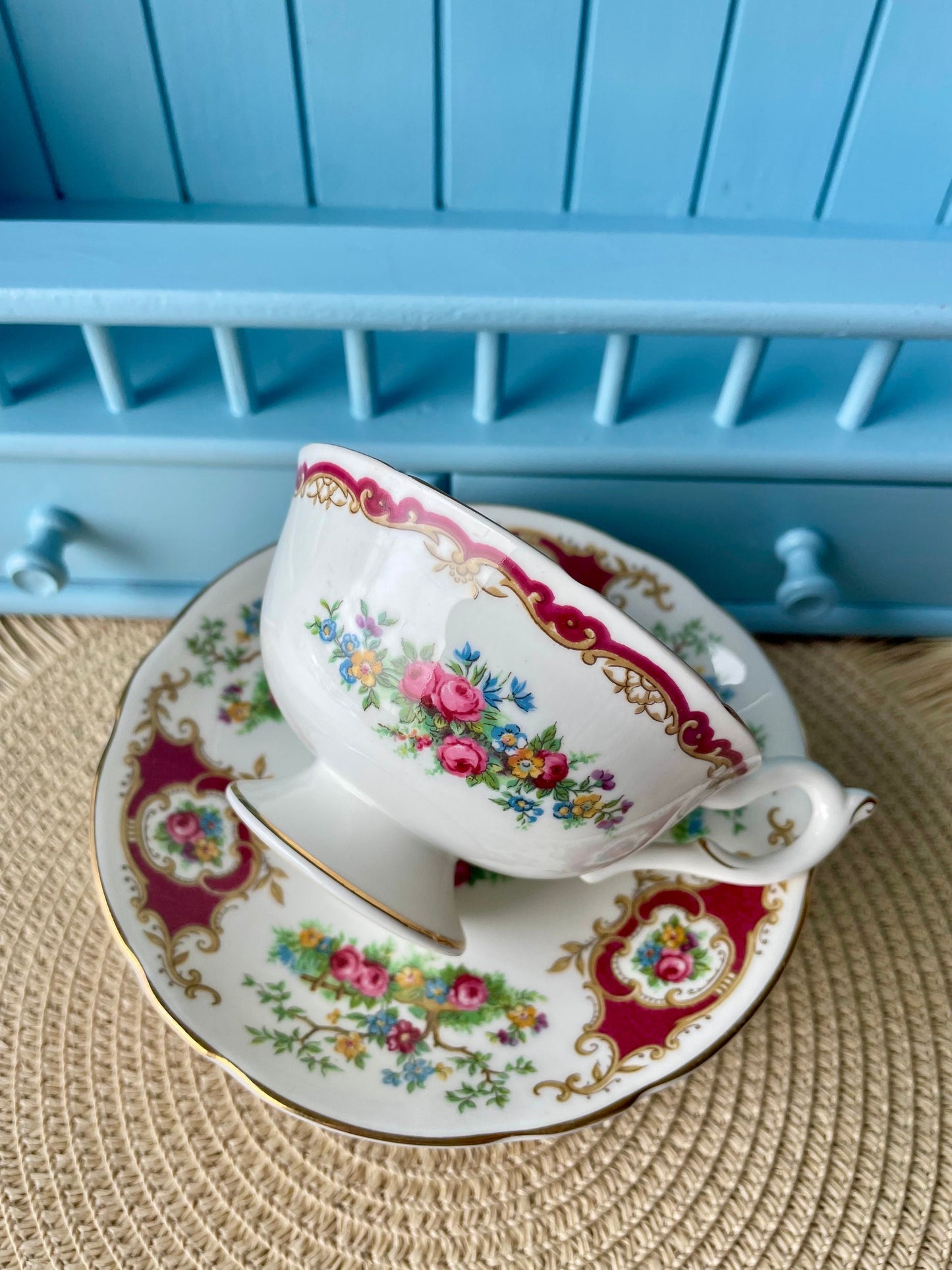Vintage Coalport Bone China Teacup and Saucer