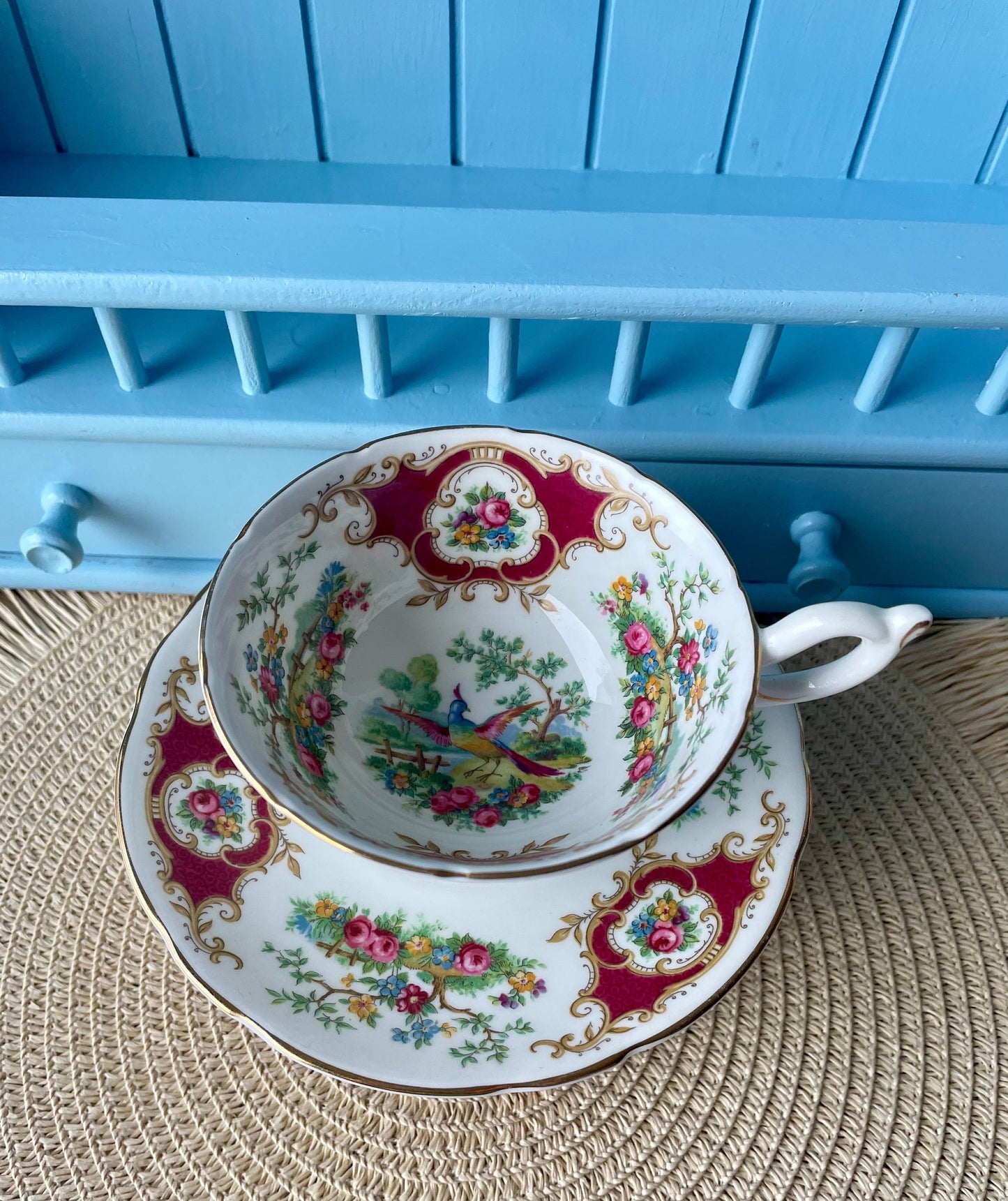 Vintage Coalport Bone China Teacup and Saucer