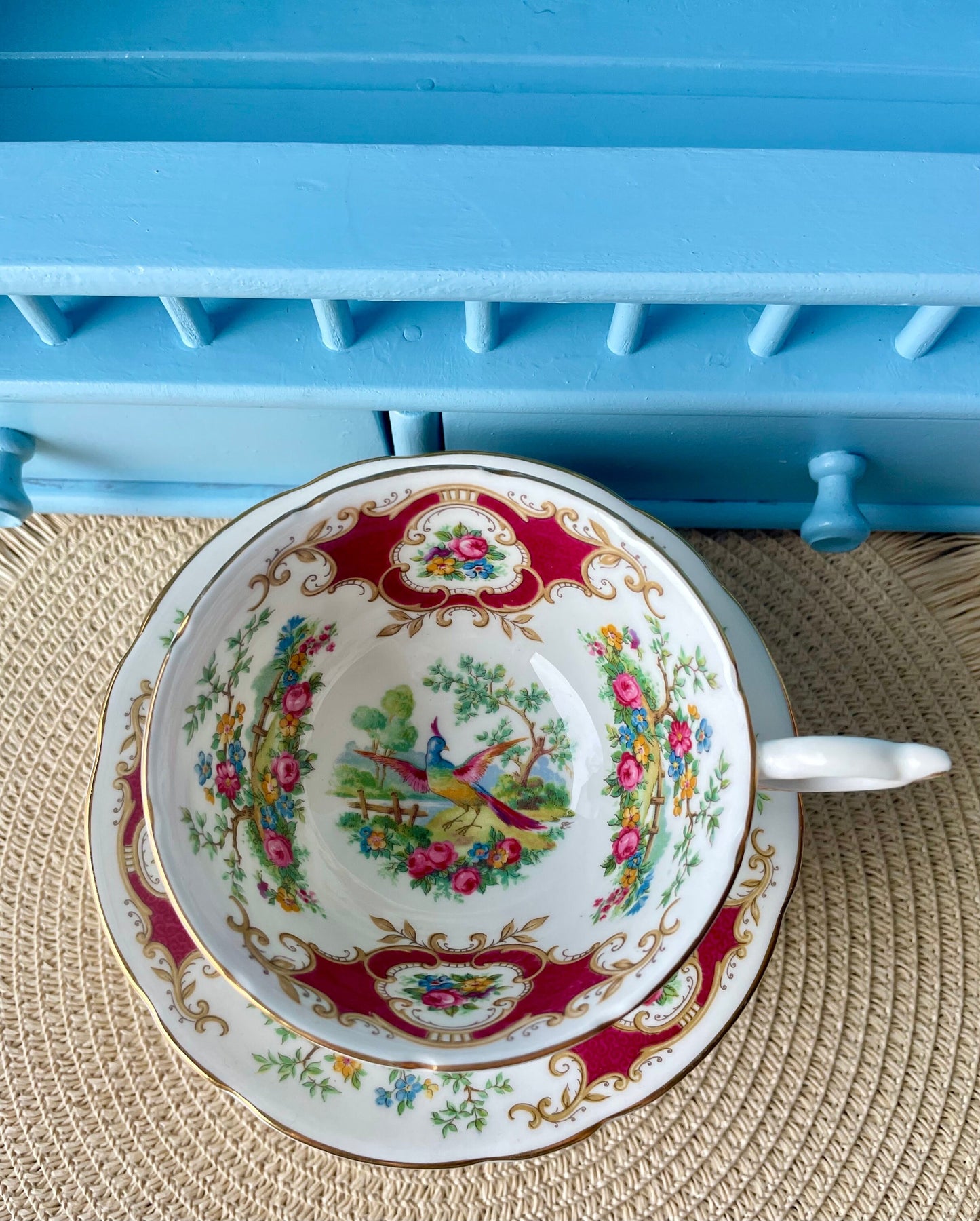 Vintage Coalport Bone China Teacup and Saucer