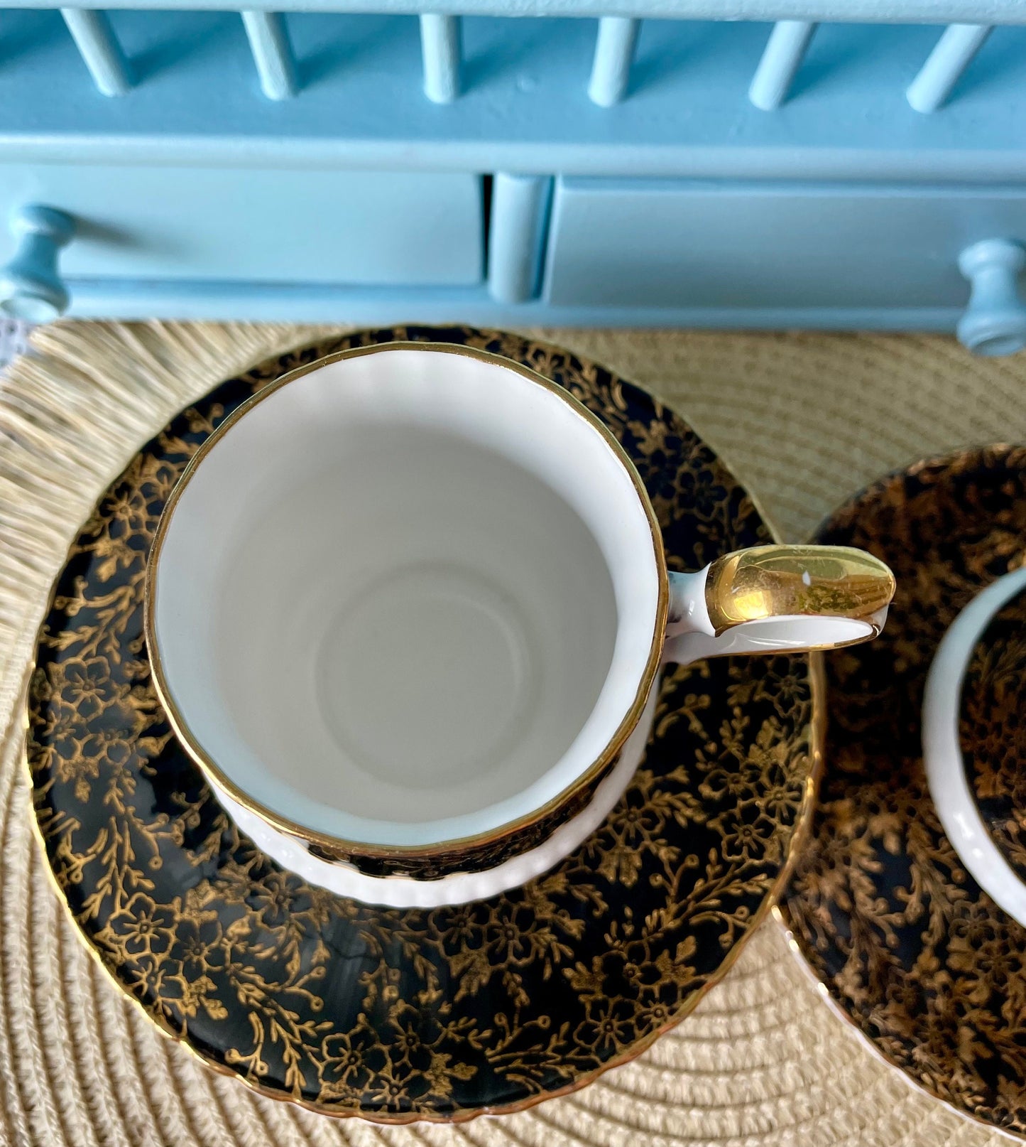 Vintage 'Royal Windsor Male and Female TeaCup Set