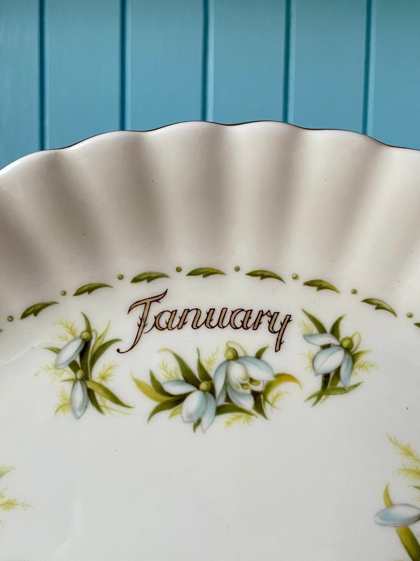 Vintage Royal Albert "January" Flower of the Month