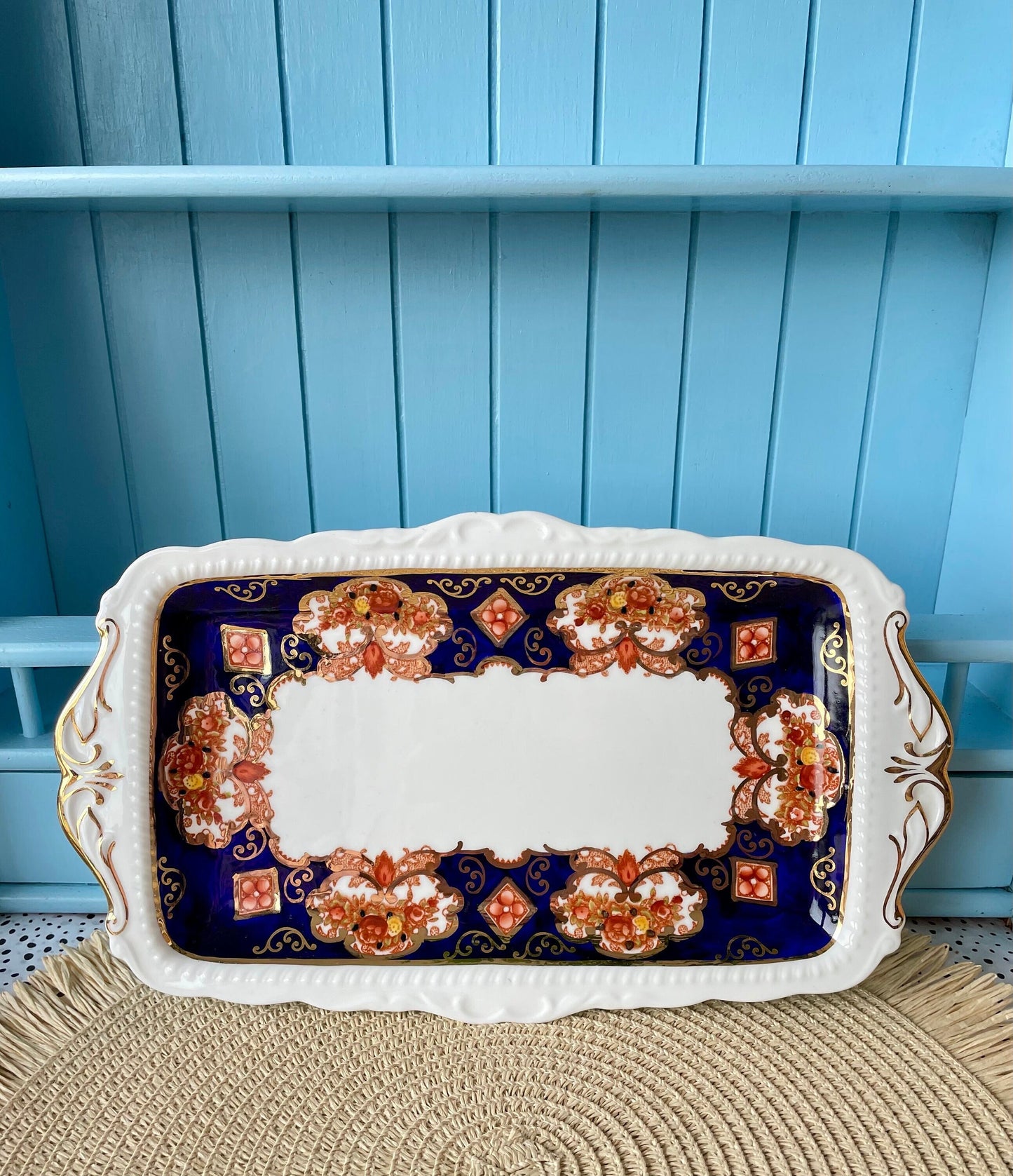 Rare Vintage Royal Albert "Heirloom" Sandwich or Cake Tray