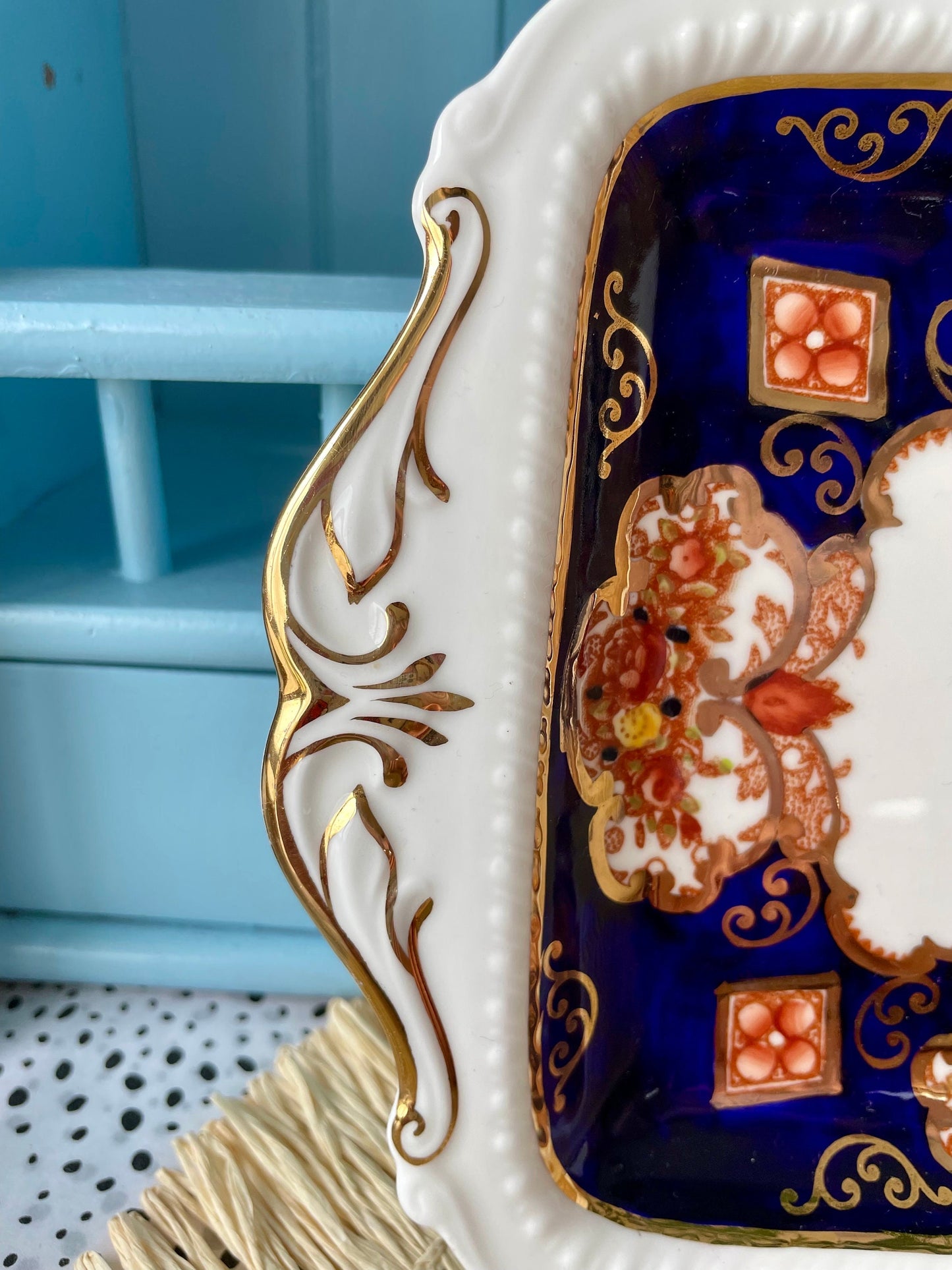 Rare Vintage Royal Albert "Heirloom" Sandwich or Cake Tray