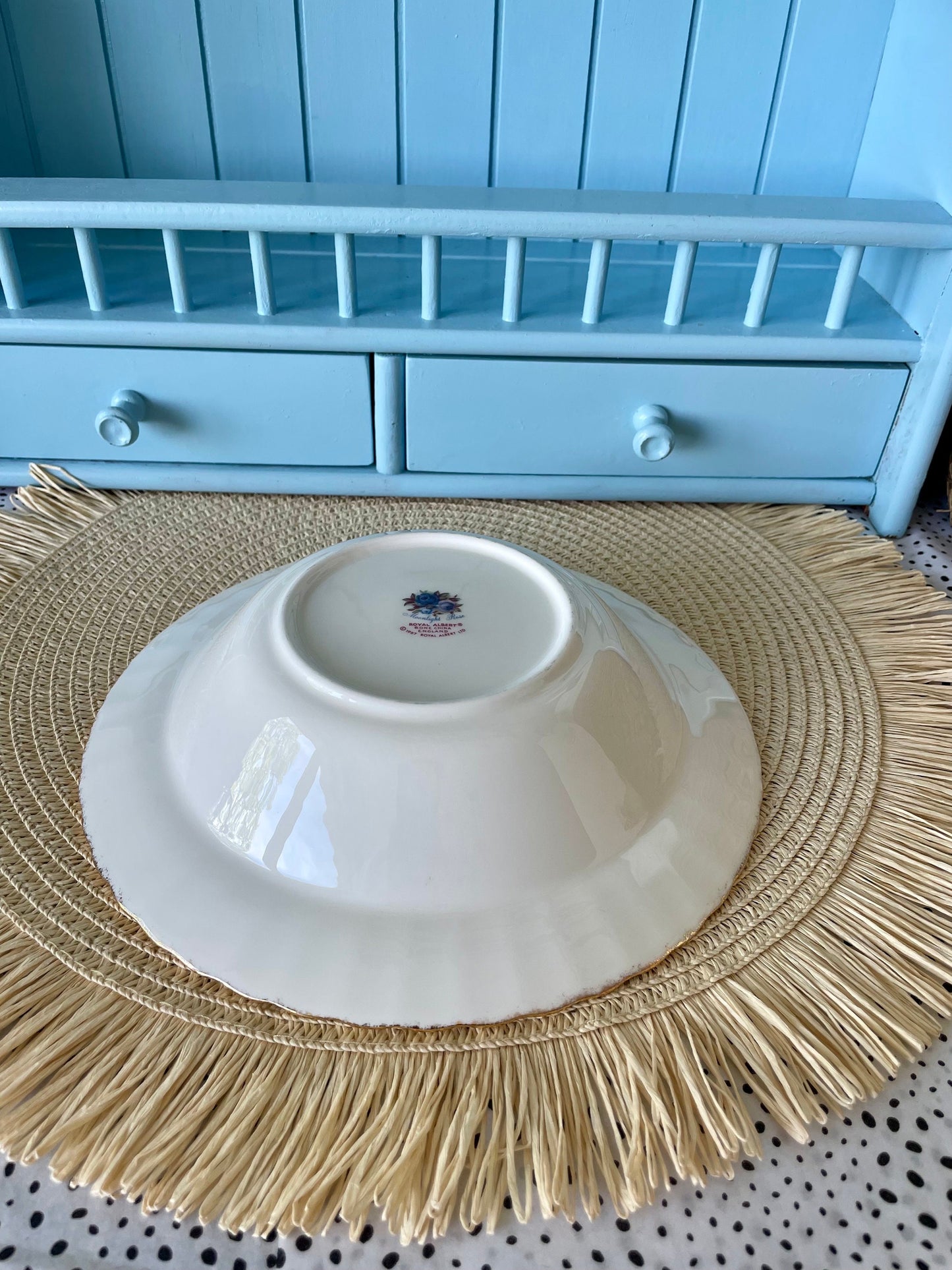 Vintage Royal Albert 'Moonlight Rose' Soup Plate
