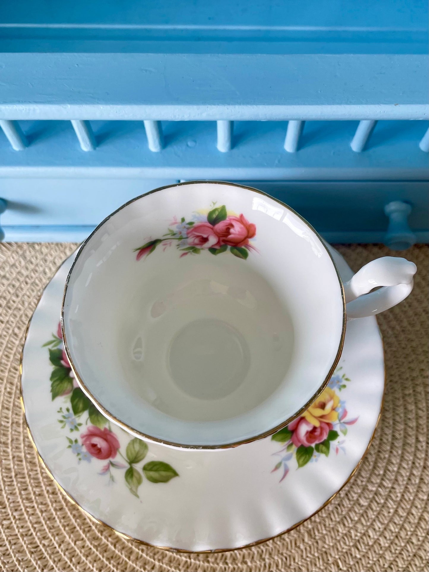 Vintage Royal Albert Summertime Series Gentleman Size TeaCup