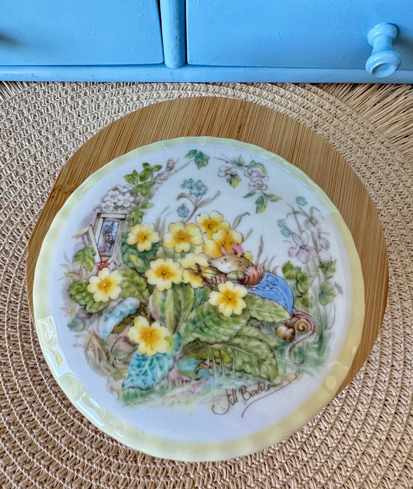 Vintage Royal Doulton "Brambly Hedge"  Spring Trinket Box