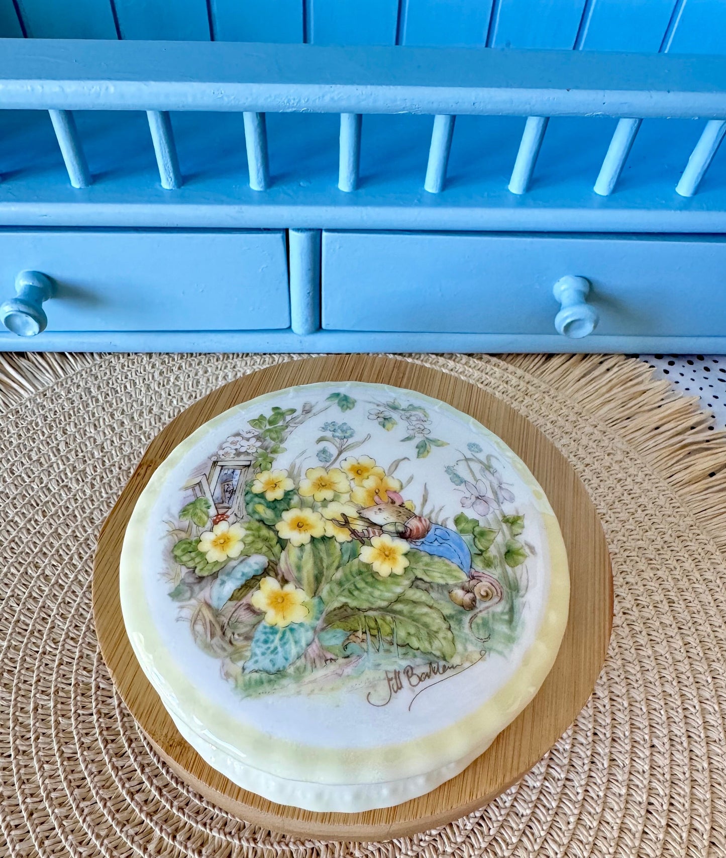 Vintage Royal Doulton "Brambly Hedge"  Spring Trinket Box