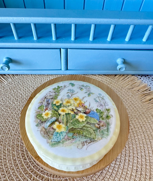 Vintage Royal Doulton "Brambly Hedge"  Spring Trinket Box