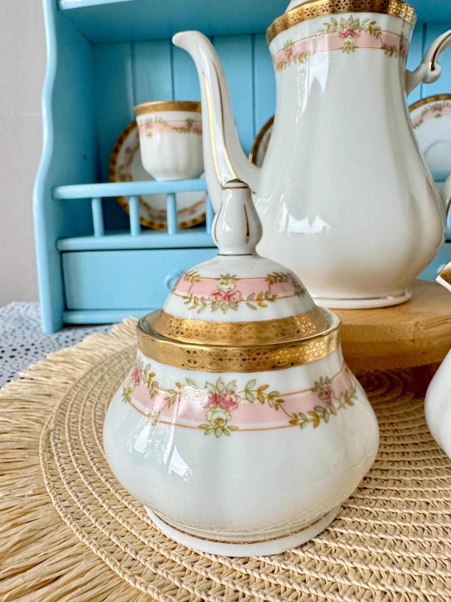 Vintage Heavy Gold Bavaria 'Kronester' West Germany Mokka Se