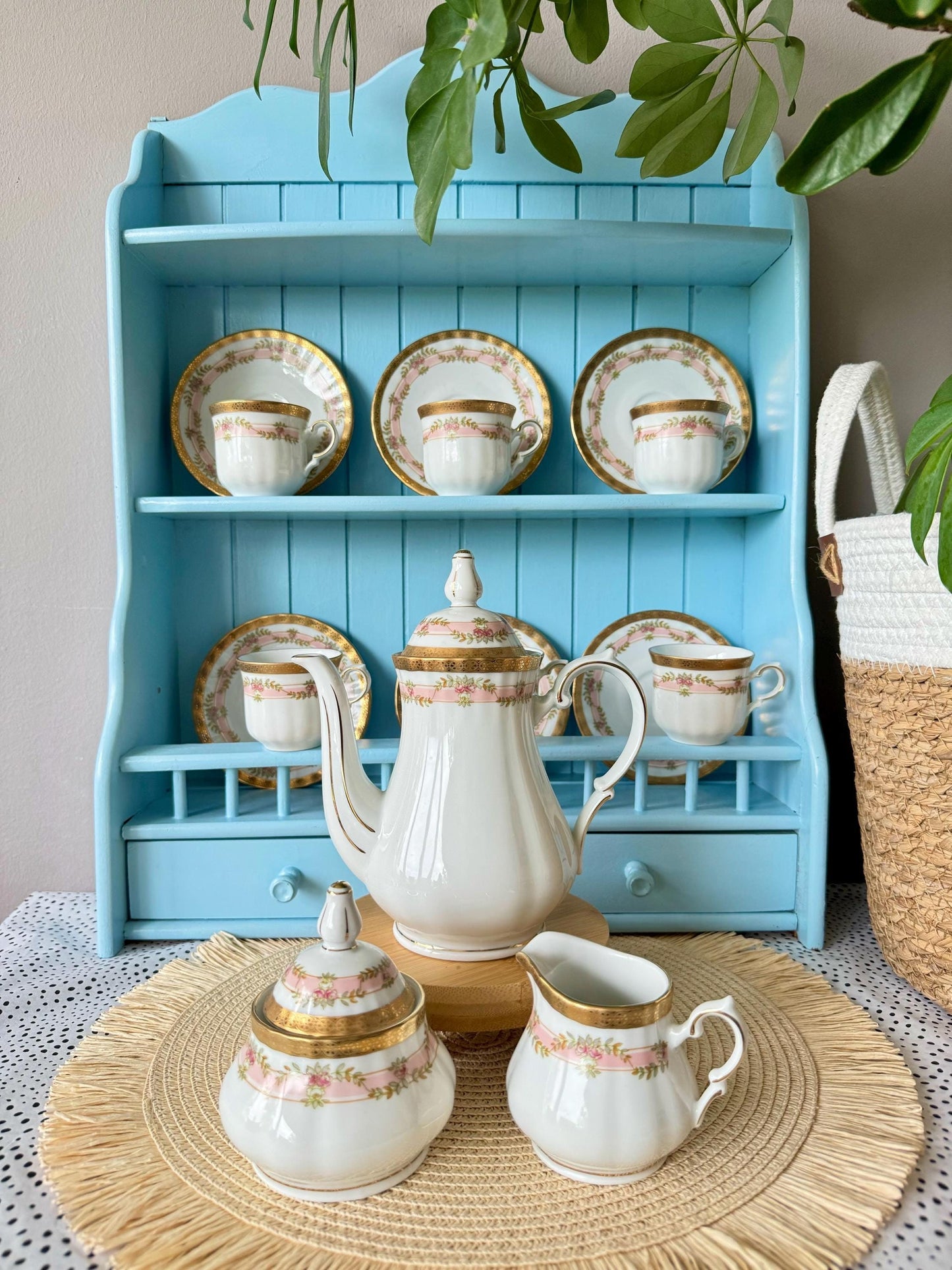 Vintage Heavy Gold Bavaria 'Kronester' West Germany Mokka Se