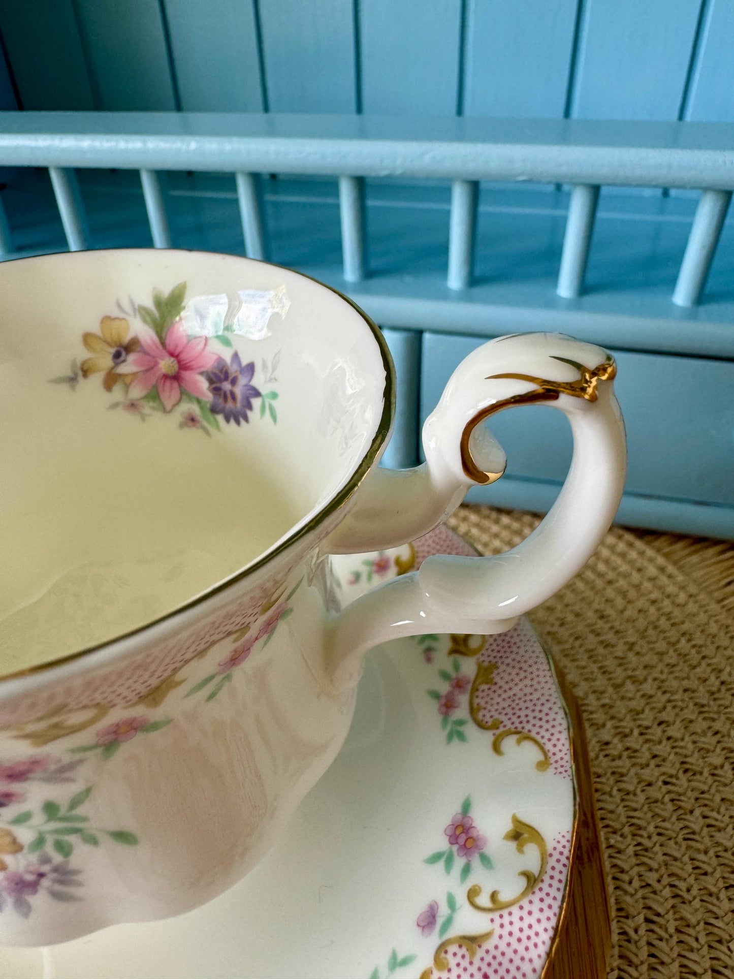 Vintage Royal Albert "Serenity" Lady Size CoffeeCup & Saucer