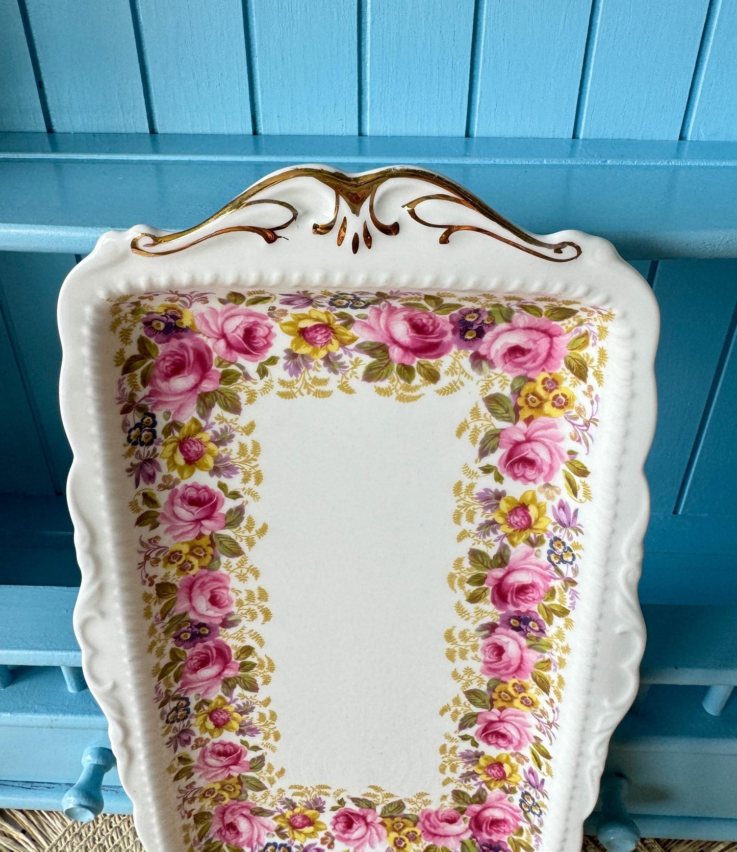 Hard To Find Vintage Royal Albert "Serena" Cake Plate