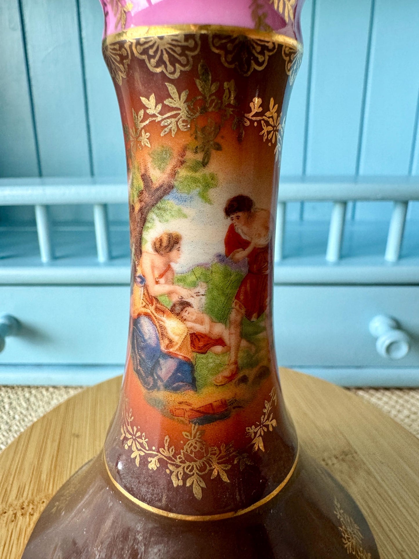 Vintage P.M Moschendorf Bavaria Candle Holder