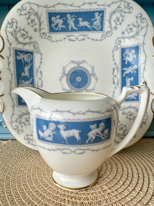 Vintage Coalport Revelry Creamer And Cake Plate