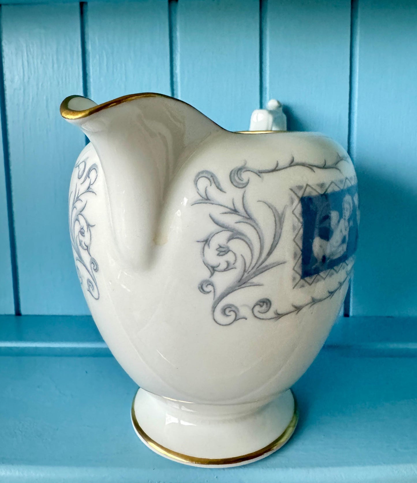 Vintage Coalport Revelry Creamer And Cake Plate