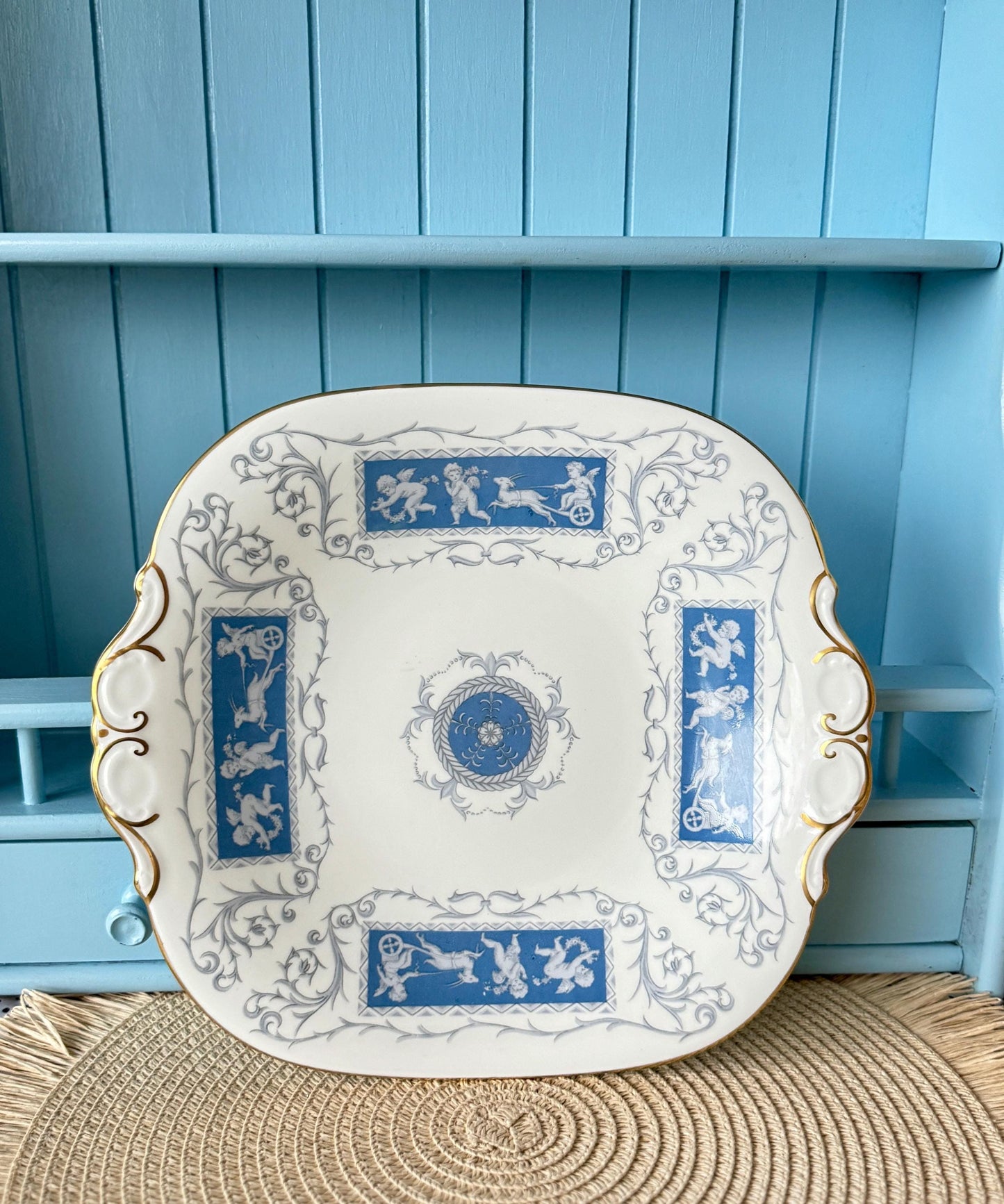 Vintage Coalport Revelry Creamer And Cake Plate