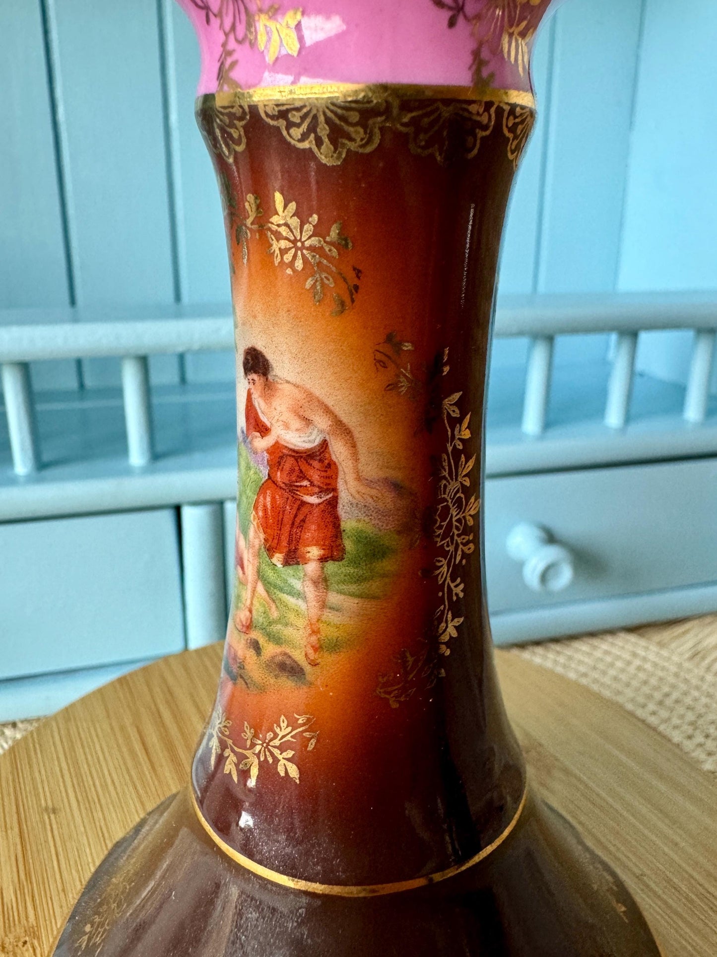 Vintage P.M Moschendorf Bavaria Candle Holder