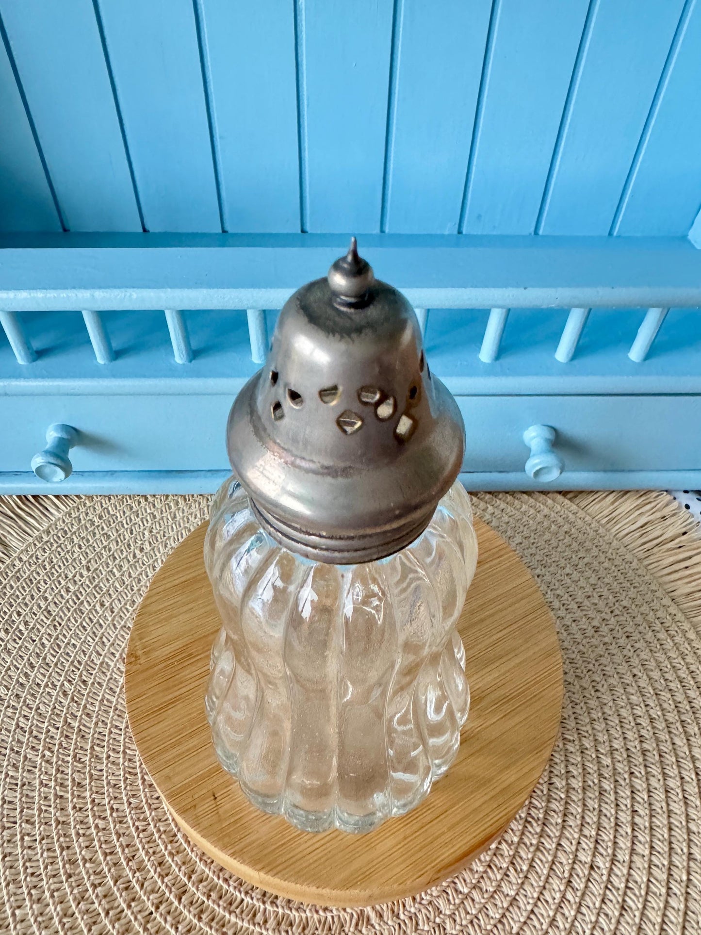 Beautiful Vintage Silver Plated Sugar Shaker
