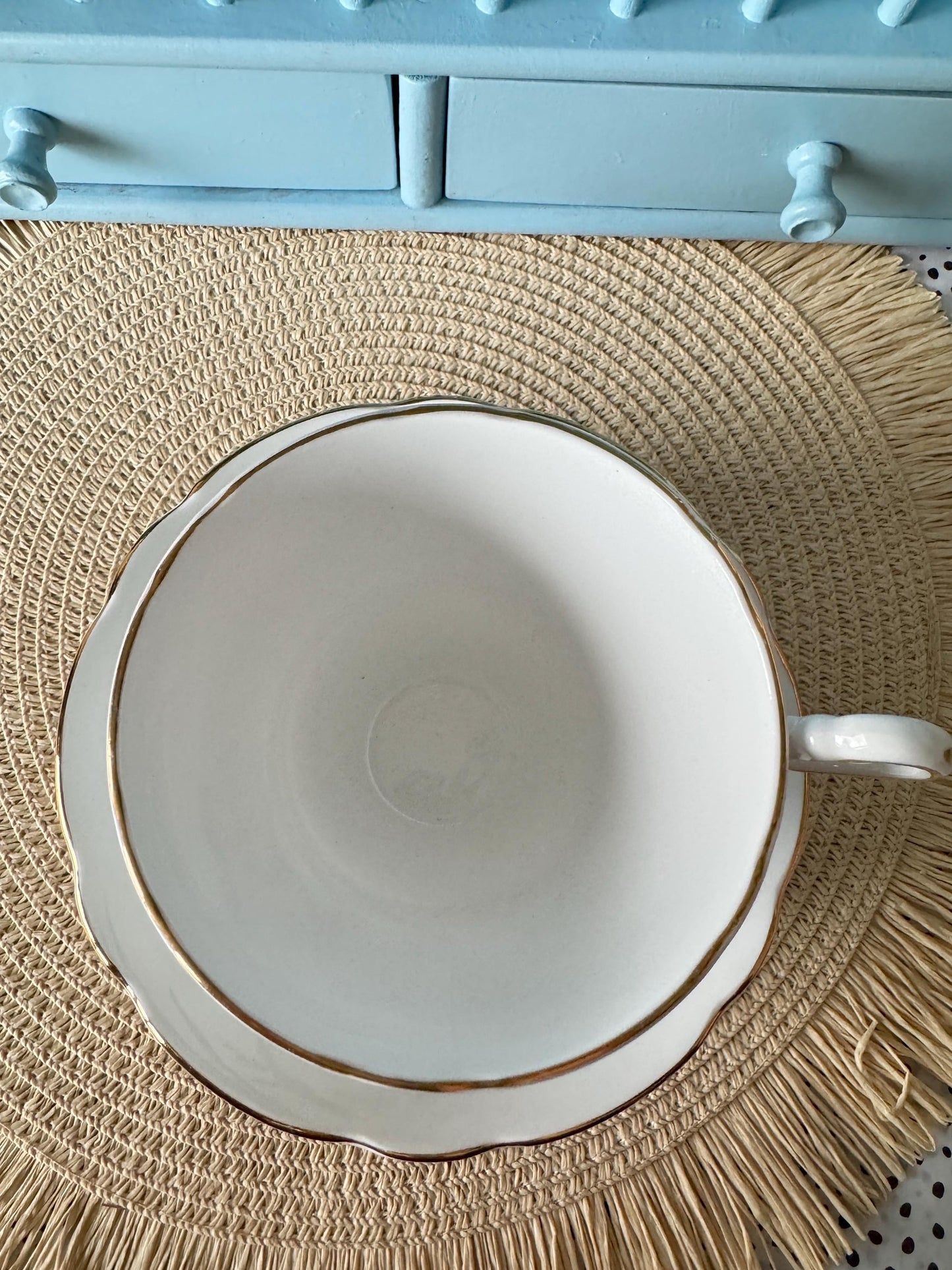 Vintage Regency Teacup & Saucer Set