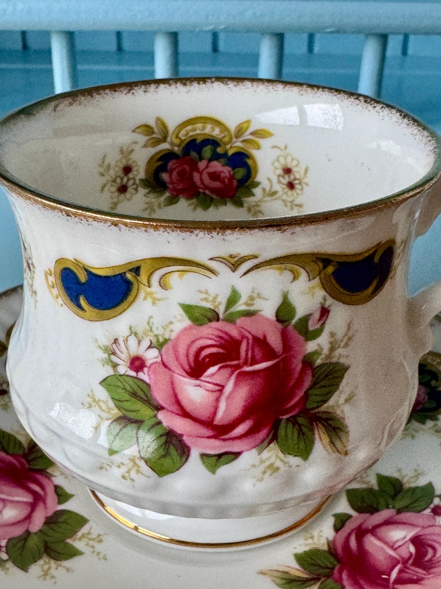 Vintage Queens Teacup and Saucer