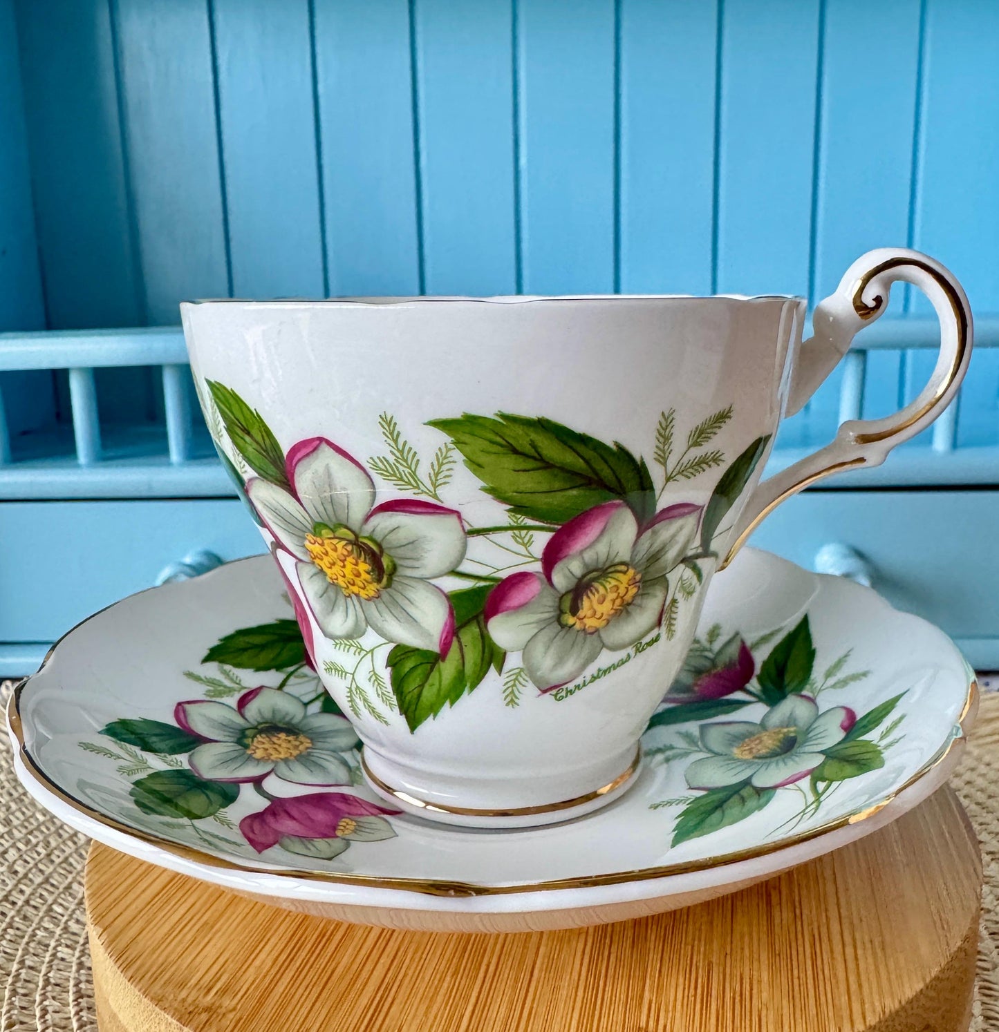 Vintage Regency Teacup & Saucer Set