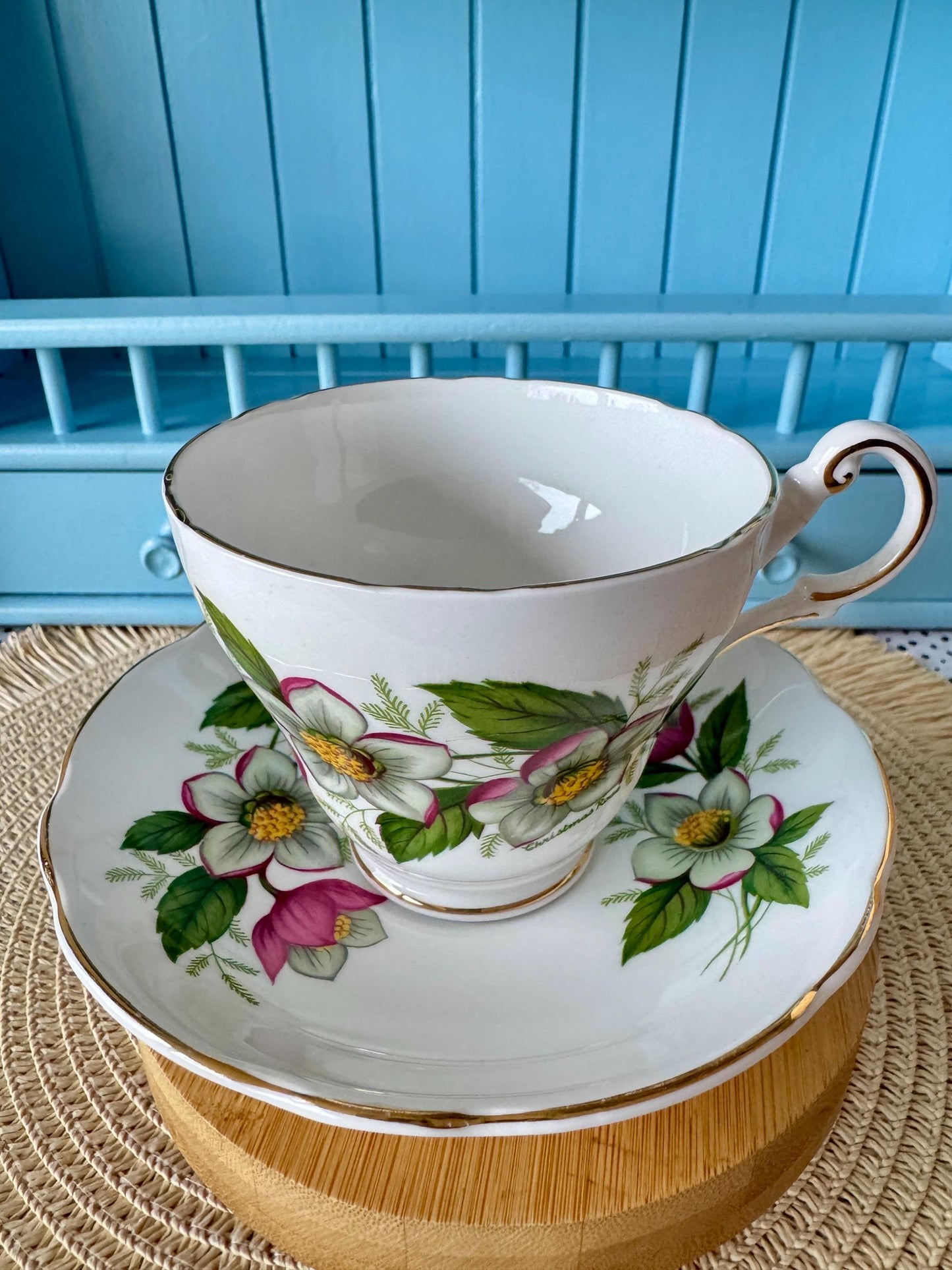 Vintage Regency Teacup & Saucer Set
