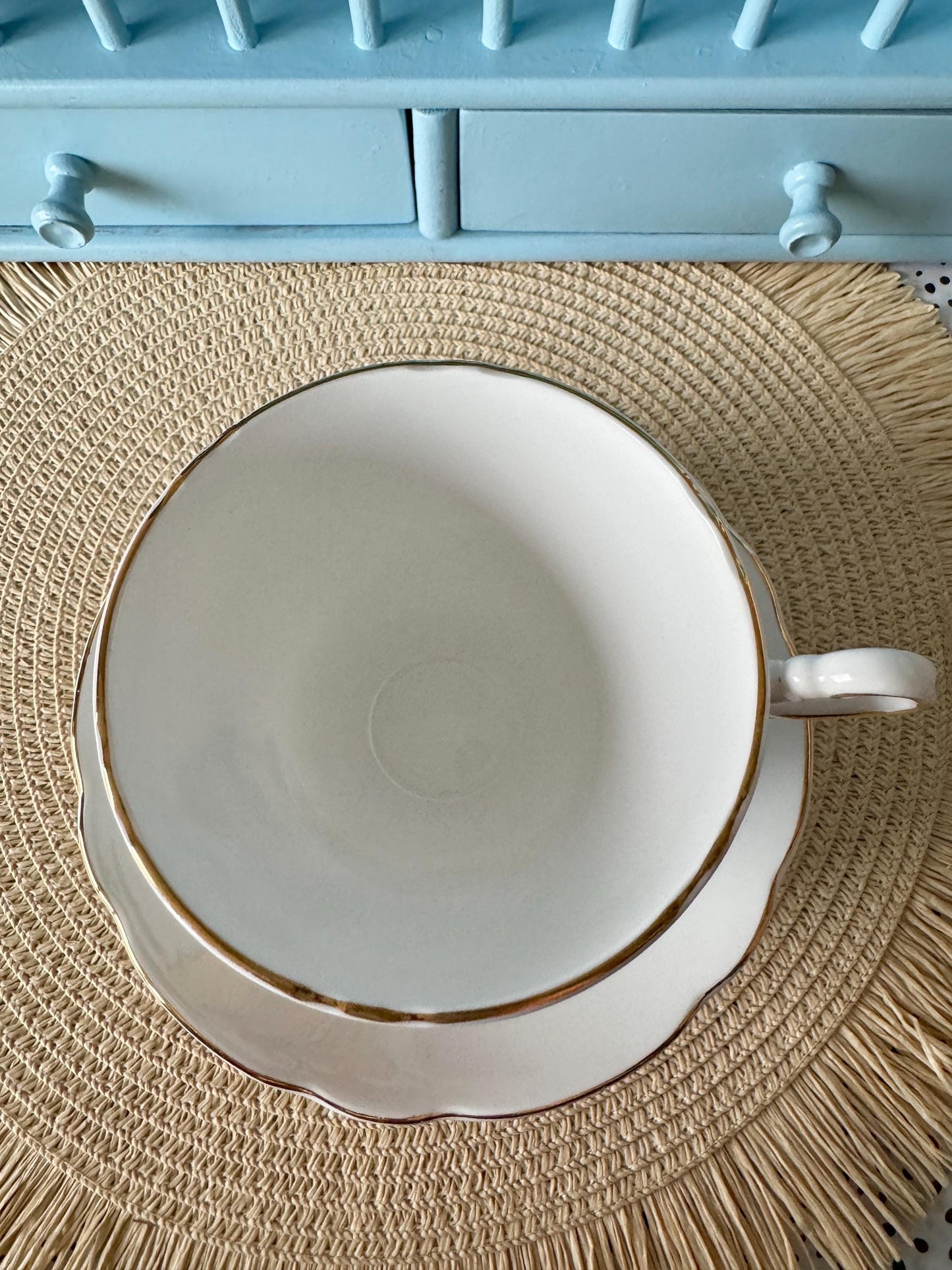 Vintage Regency Teacup & Saucer Set