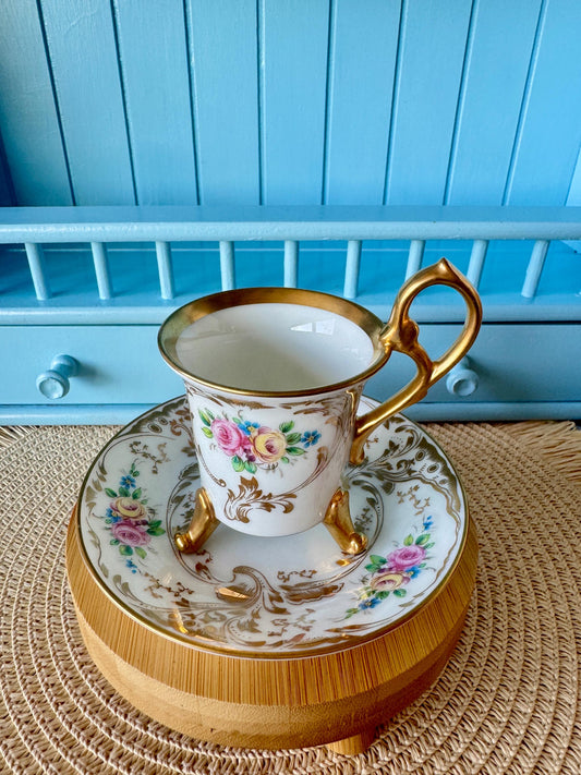 Hard To Find Vintage Golden Floral O.H.C Ohashi Japan Empire