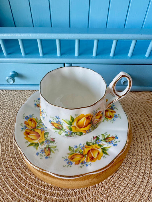 Vintage Elizabethan Taylor & Kent Coffee Cup And Saucer