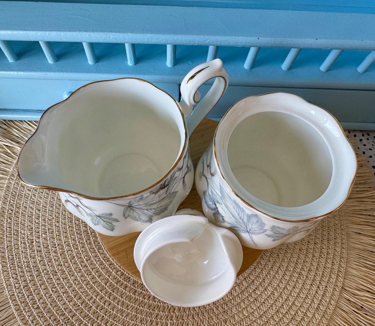 Very Rare Hard To Find "2 Cup" Royal Albert "Silver Maple" T