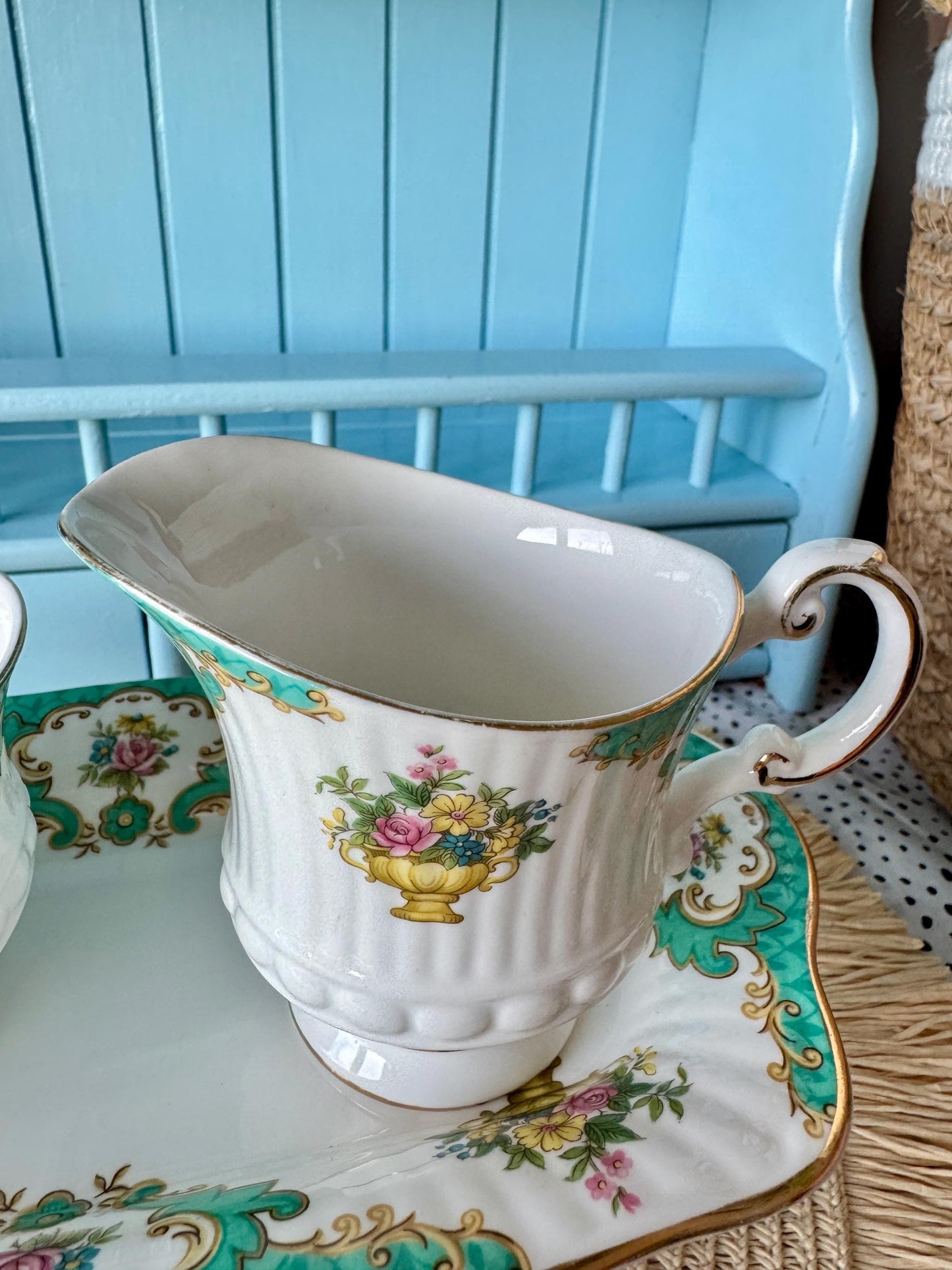 Read Description! Vintage Queens Rosina Bone China Sugar and
